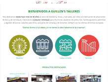 Tablet Screenshot of guillenstalleres.com